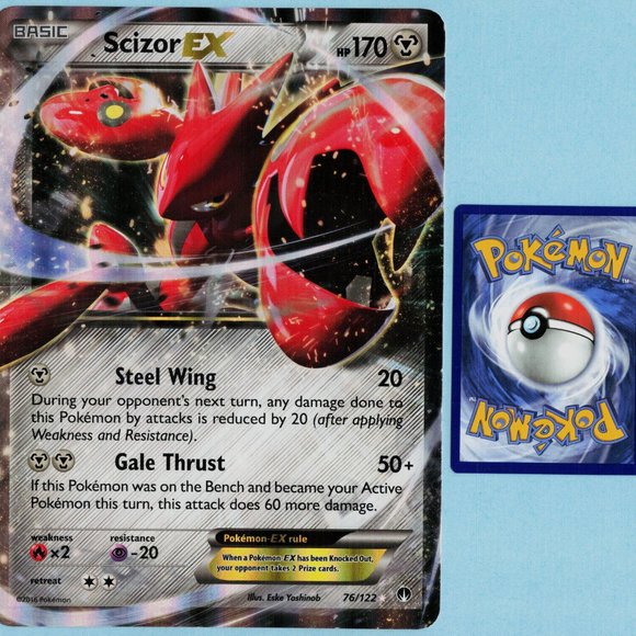 JUMBO OVERSIZE POKEMON CARD LOT MIXED GX EX BREAK HOLO PROMO CARDS SCIZOR BEWEAR - Picture 2 of 16